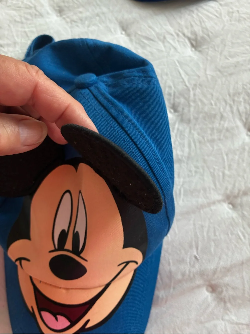 Disney Blue Mickey Mouse Kids Cap with Black Ears